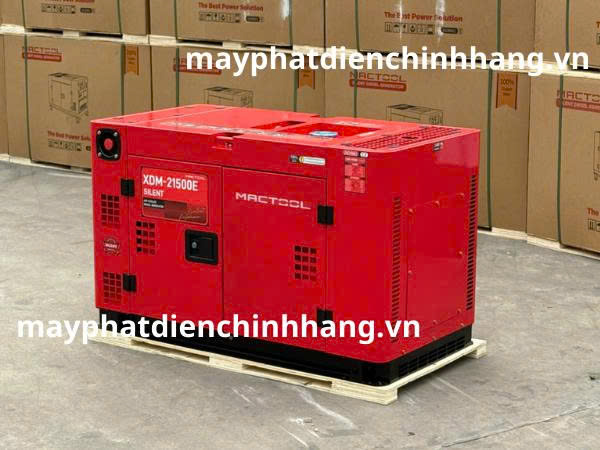 Máy Phát Điện 16kw MacTool XDM-21500E (Màu Đỏ)